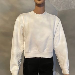 TNA COZY SWEATER WHITE SIZE S